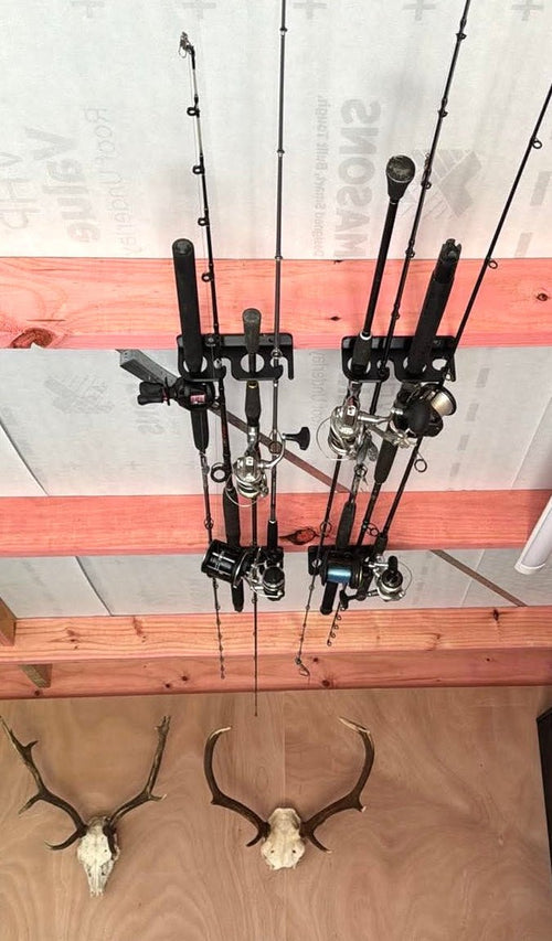 3D Printed Fishing Rod Holders - Holds 4 Rods (Sold as a Pair) - JJ Creative Design Studio