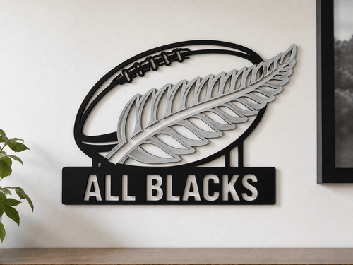 All Blacks Wall Art - JJ Creative Design Studio
