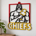 Chiefs Wall Art - JJ Creative Design Studio