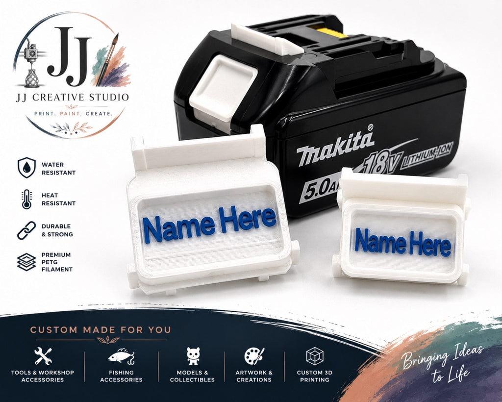 Makita 18V/40V Custom Battery Release Buttons - JJ Creative Design Studio