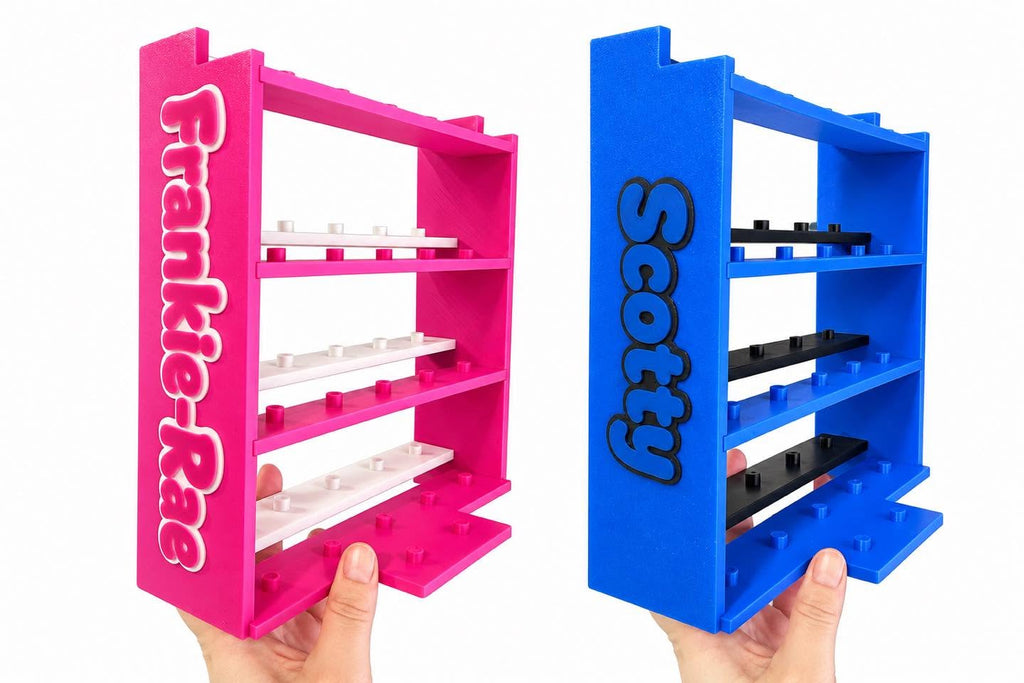 Personalised Ooshie Display Stand – Custom Name & Labels - JJ Creative Design Studio