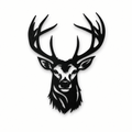 Stag Wall Art - JJ Creative Design Studio