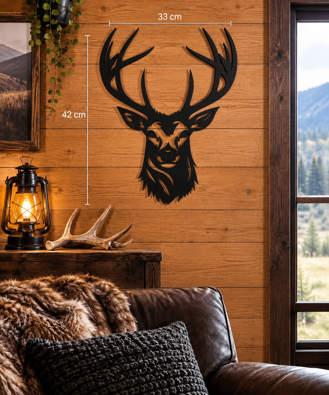 Stag Wall Art - JJ Creative Design Studio
