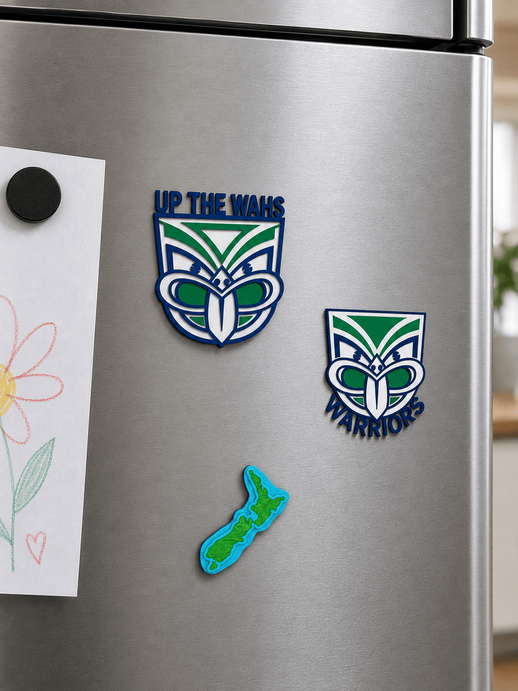 Warriors Fridge Magnets - JJ Creative Design Studio