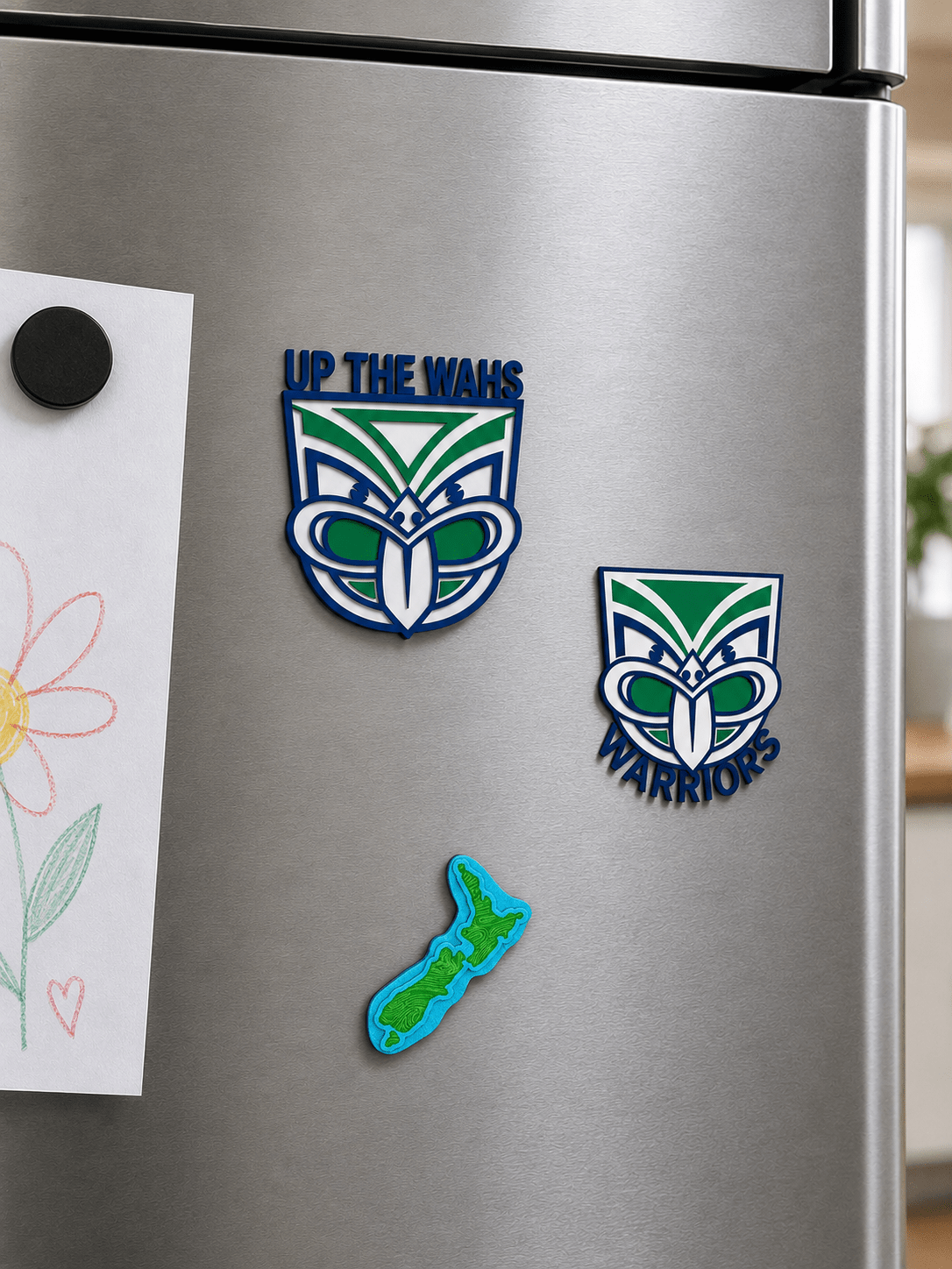 Warriors Fridge Magnets - JJ Creative Design Studio